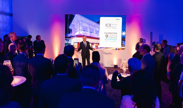 SABIC reception in IceHouse™ in Davos